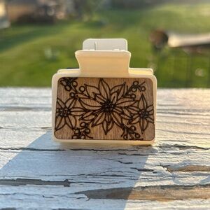 Wood Design Hair Clip